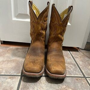 Double-H Anton steel toe Men's Brown Western Boots